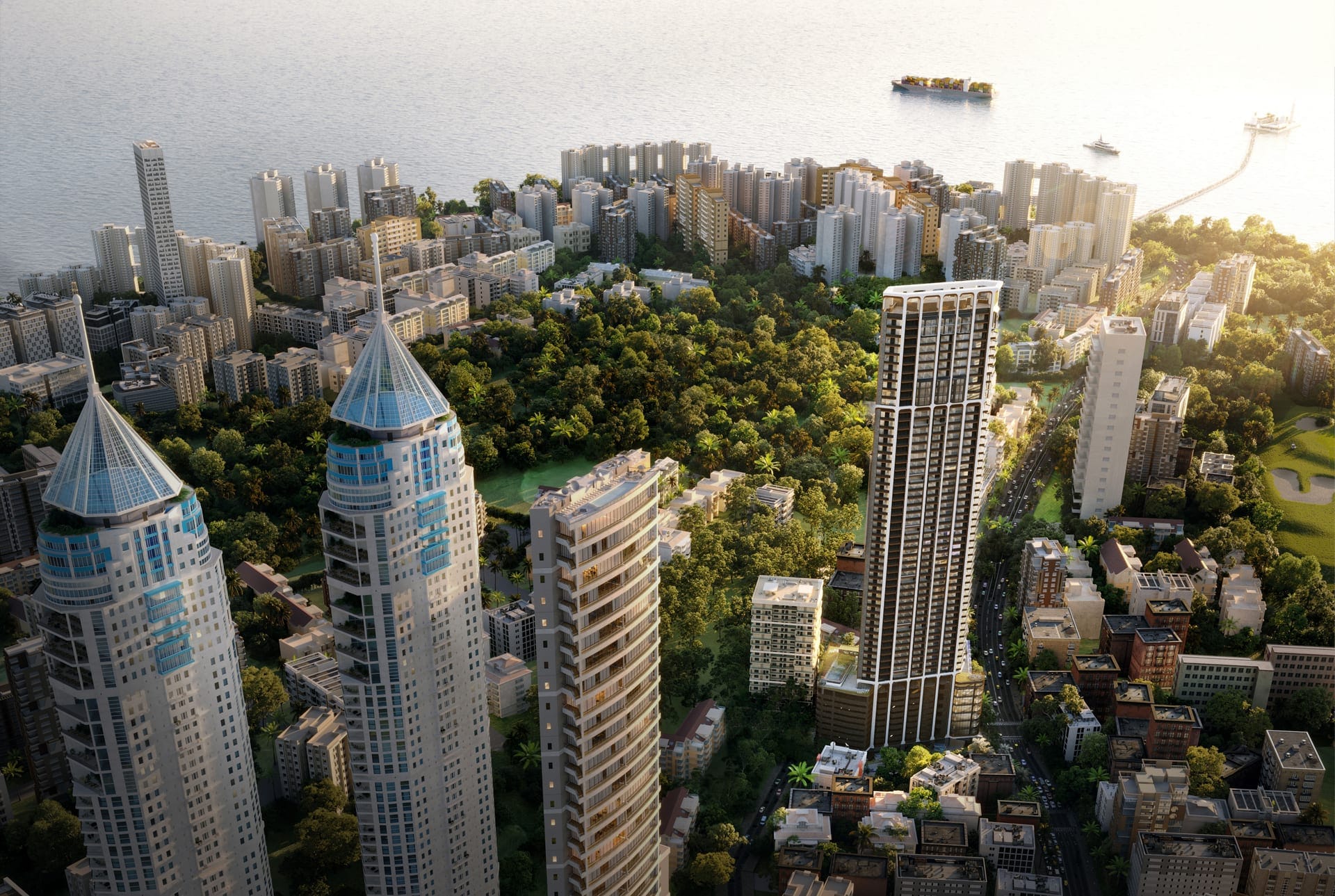 The Imperial Towers skyline