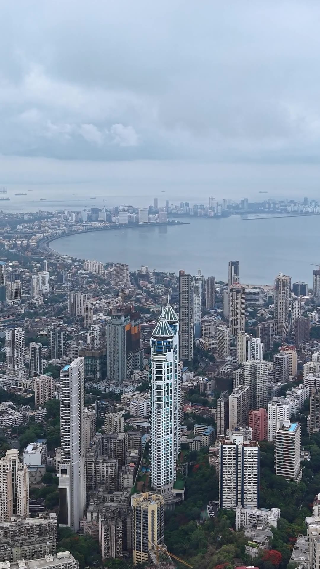 Aerial view of SD Corp landmarks across Mumbai